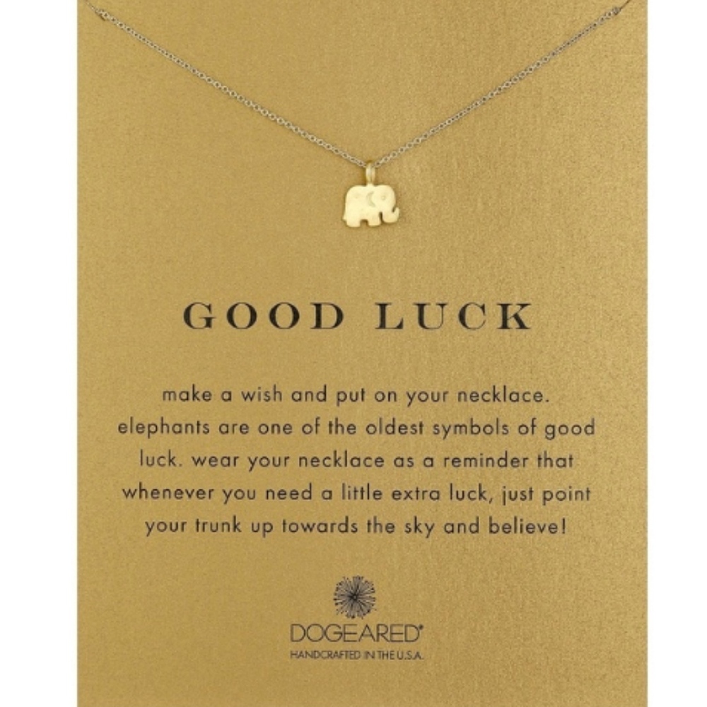 Elephant "Make A Wish" Good Luck Necklace
